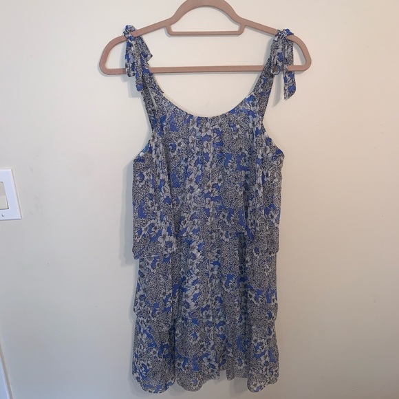 Parker Blue Lyla Vicky Dress Tiered Mini - Picture 6 of 7